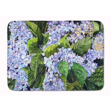 Carolines Treasures Hydrangea Machine Washable Memory Foam Mat 8730RUG